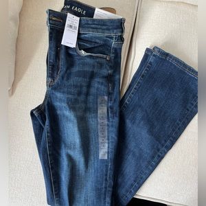 NEW American eagle high rise skinny kick flare jeans NWT